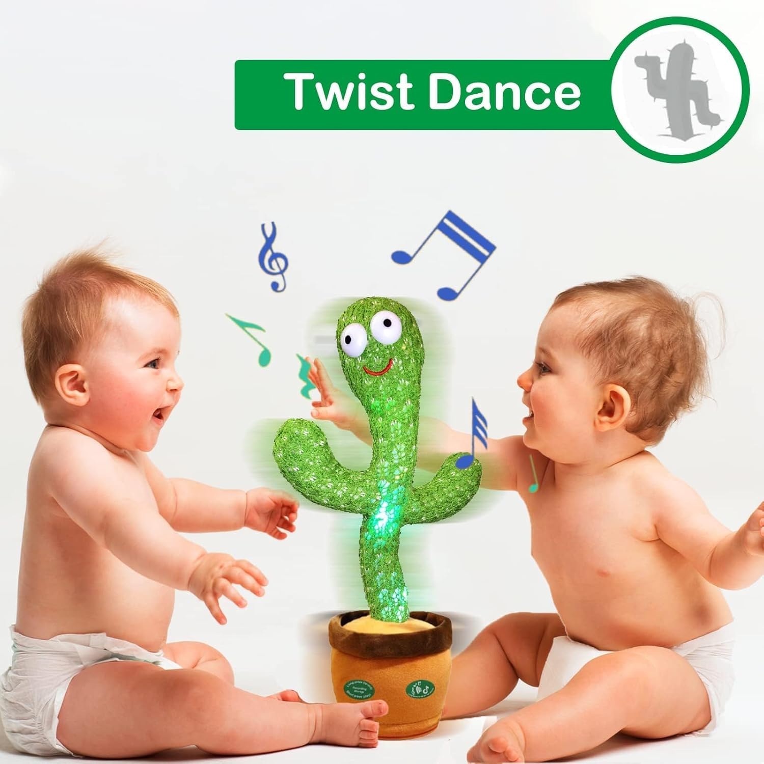 Dancing Talking Cactus Mimicking Toy For Kids
