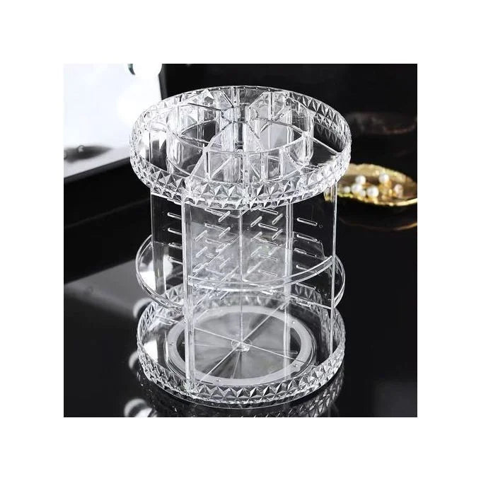 Diamond Makeup Organizer - 360 Degree Rotating