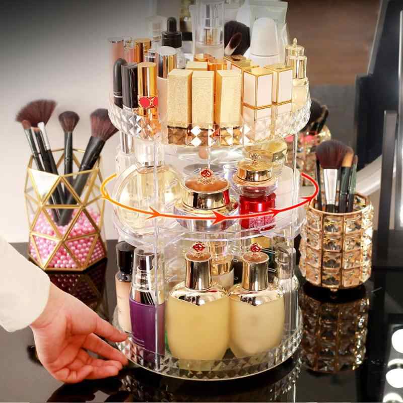 Diamond Makeup Organizer - 360 Degree Rotating
