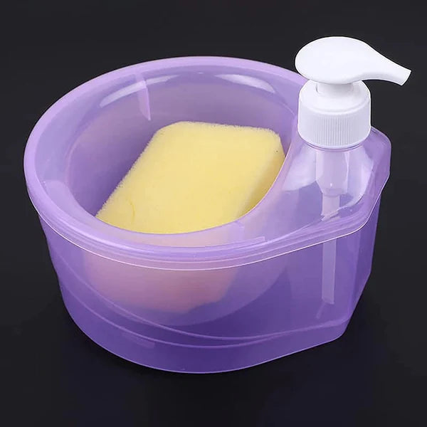 Dish Soap Dispenser and Sponge Holder