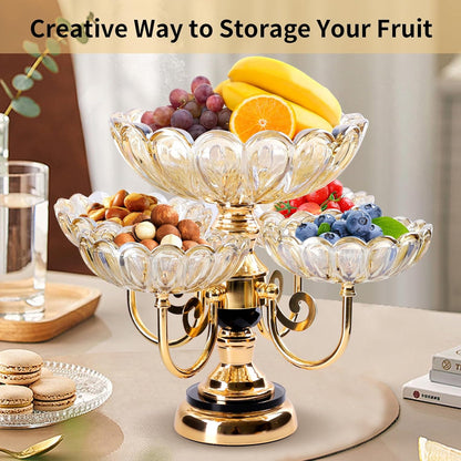 European Style Rotating Dry Fruits & Fruits Platter Stand
