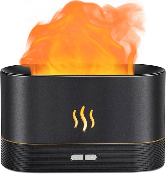 Flame Air Diffuser Humidifier,Upgraded Scent Diffuser for Essential Oils