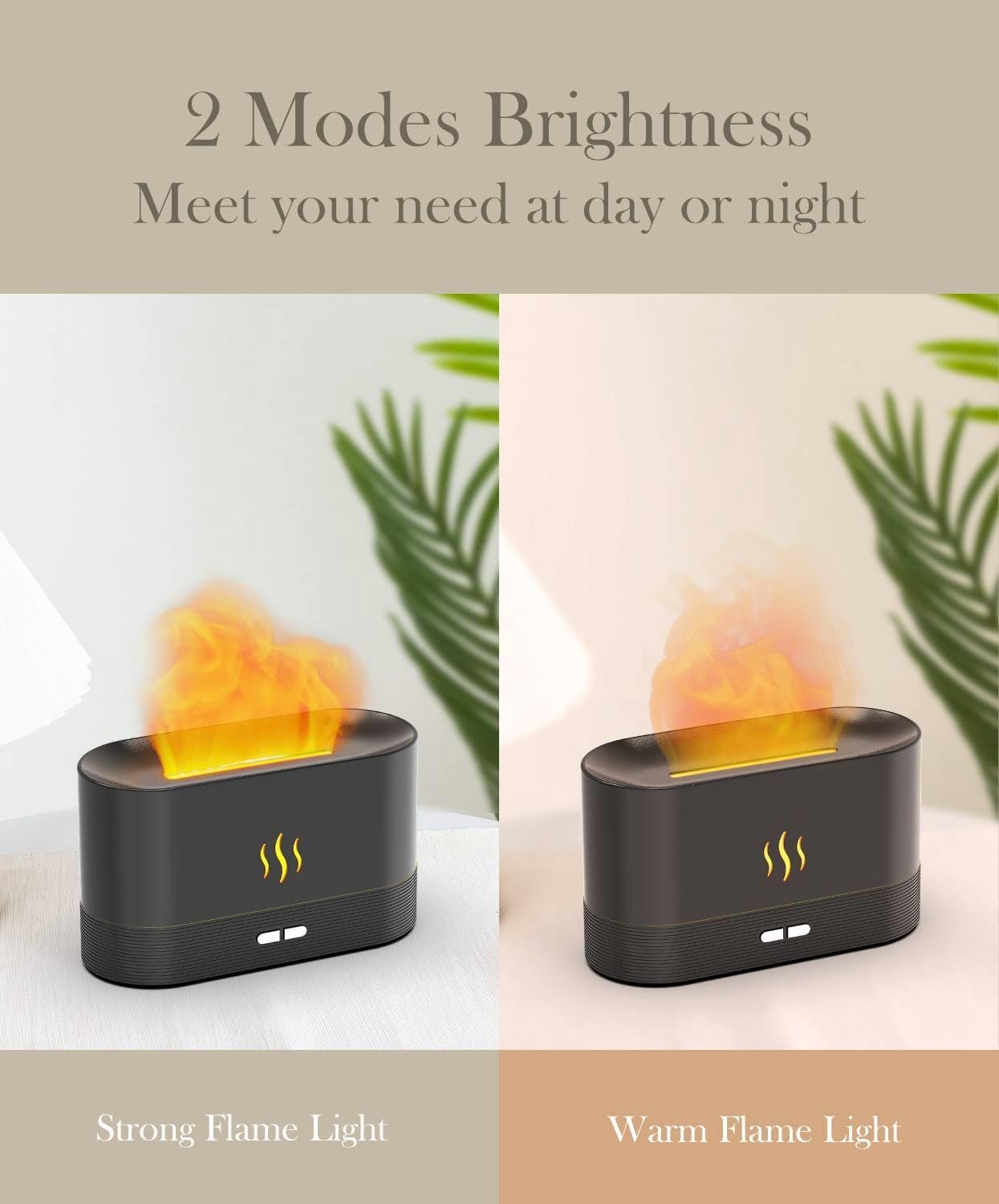 Flame Air Diffuser Humidifier,Upgraded Scent Diffuser for Essential Oils