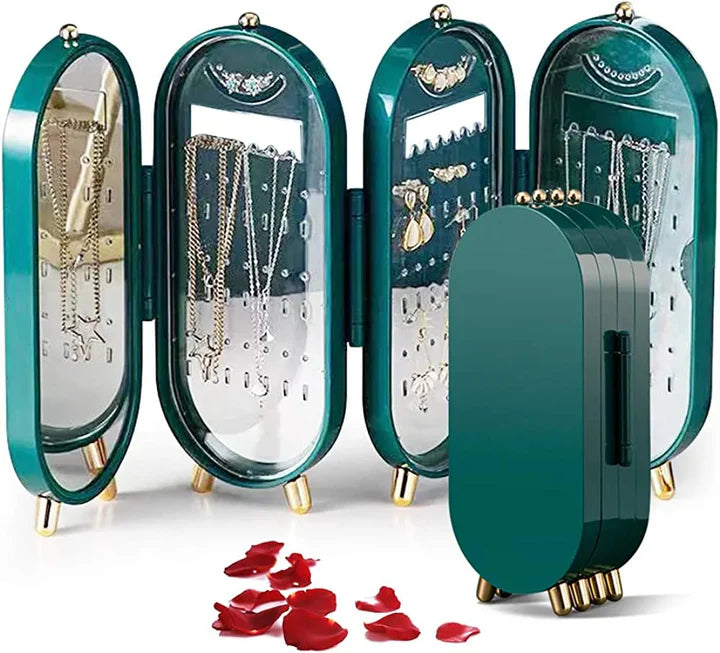 Folding Retro Screen Jewelry Box