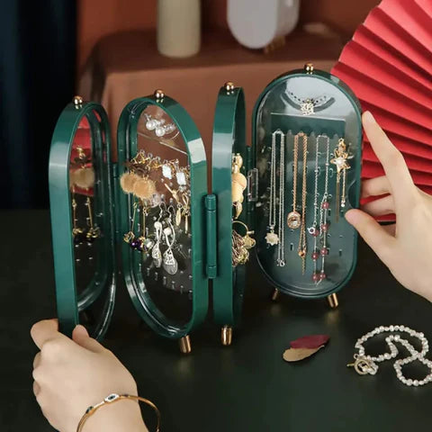 Folding Retro Screen Jewelry Box