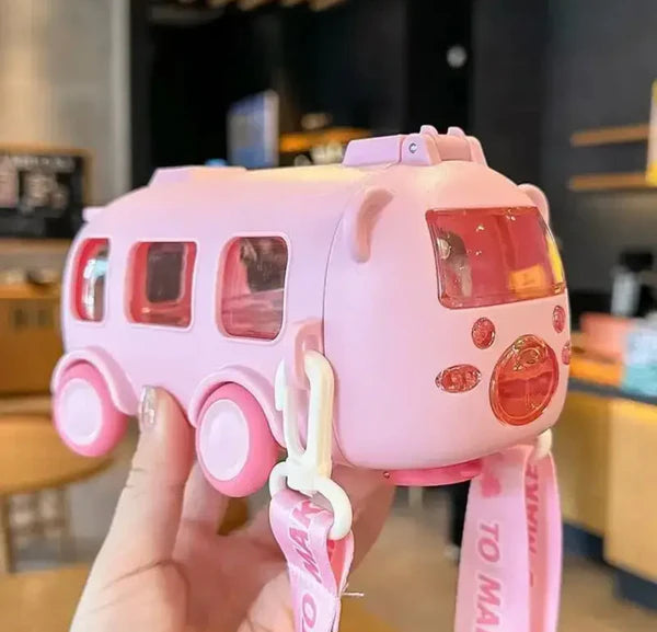 Fun Bus-Shaped Water Bottle for Kids
