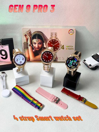 GEN 9 PRO 3 – 4 Strap Smart Watch Set