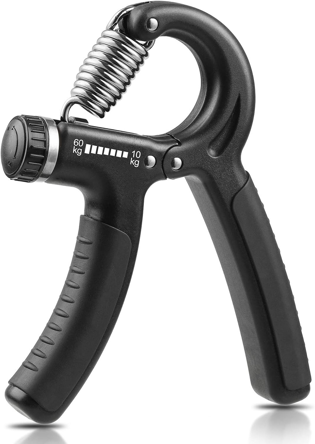 Grip Strength Trainer, Hand Grip Strengthener, Adjustable Resistance 22-132Lbs (10-60kg), Forearm Strengthener, Perfect for Musicians Athletes
