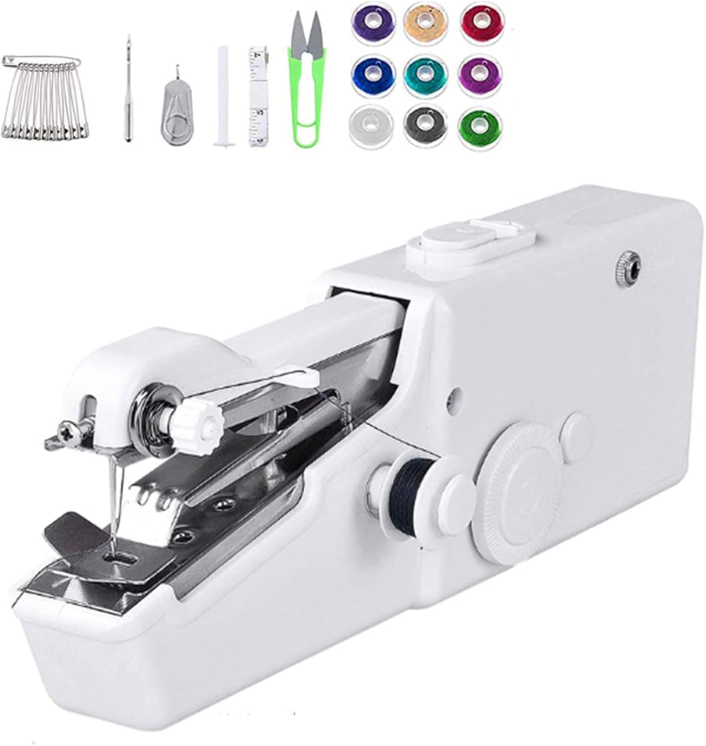 Handheld Sewing Machine, Portable Mini Hand Held Sewing Machine Cordless Electric Stitching Device, For Beginners, Professionals, Adults
