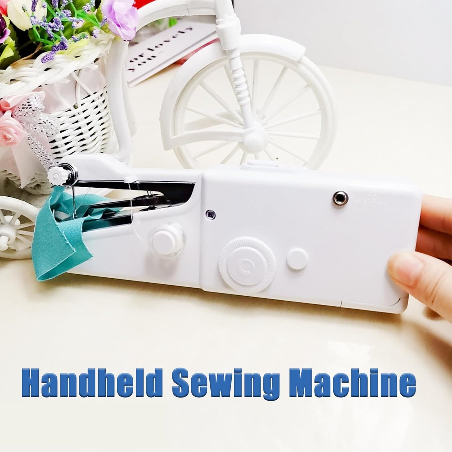 Handheld Sewing Machine, Portable Mini Hand Held Sewing Machine Cordless Electric Stitching Device, For Beginners, Professionals, Adults