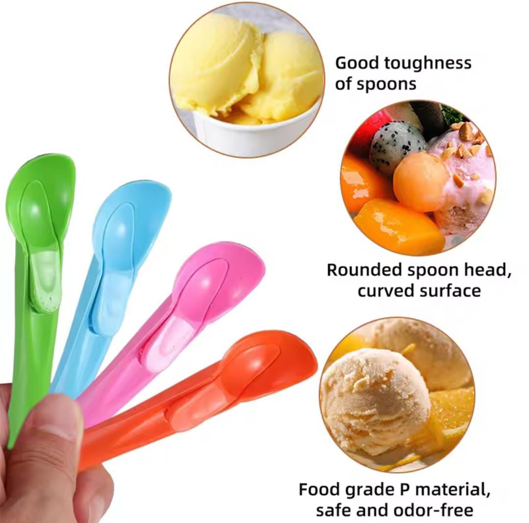 Ice Cream Scoop Spoon Plastic