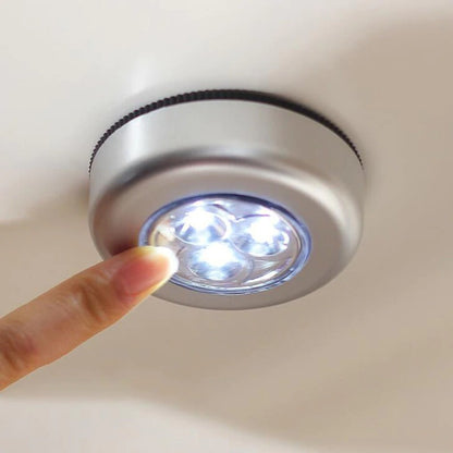 LED Tap Touch Light - ONOFF Tap Light Push Button - Soft LED Night Light - Self Adhesive LED Lamp