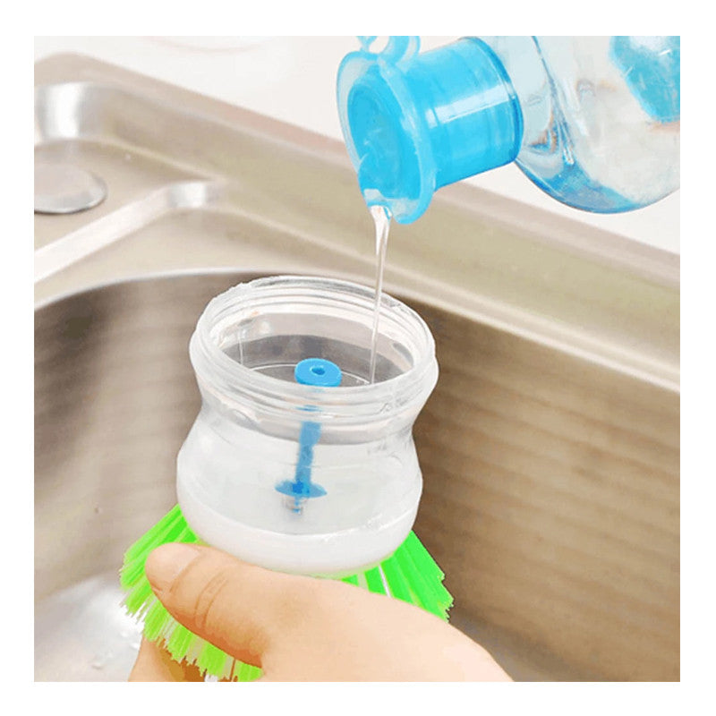 Liquid Soap Dishwasher Brush