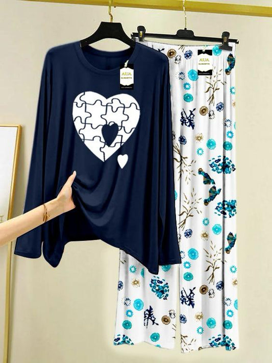 Lounge Wear New Category With Printed Trouser