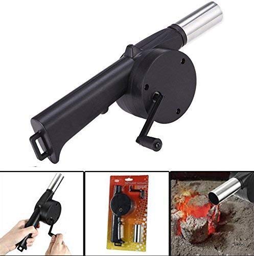 Manual Hand Crank BBQ Fan For Barbecue Grill