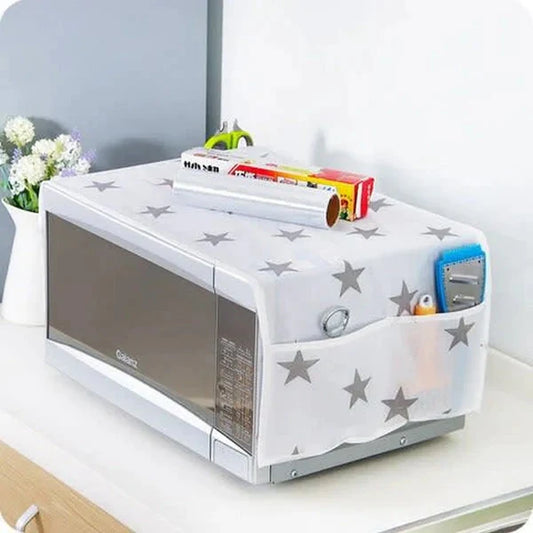 Microwave Cover with Pockets