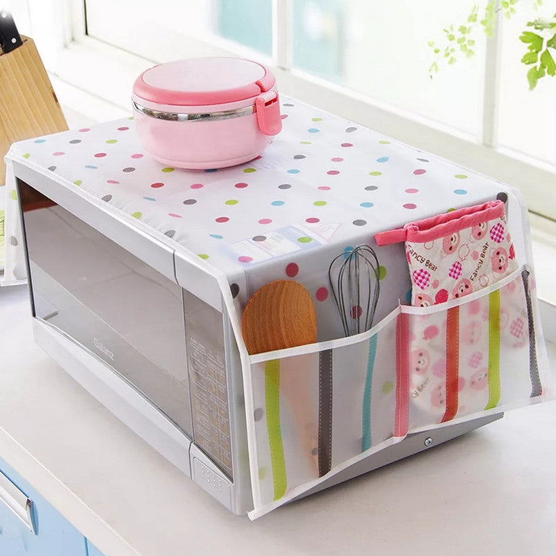 Microwave Cover with Pockets