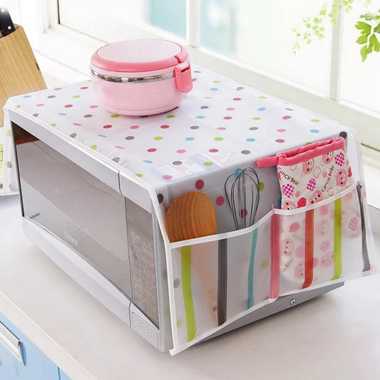 Microwave Cover with Pockets