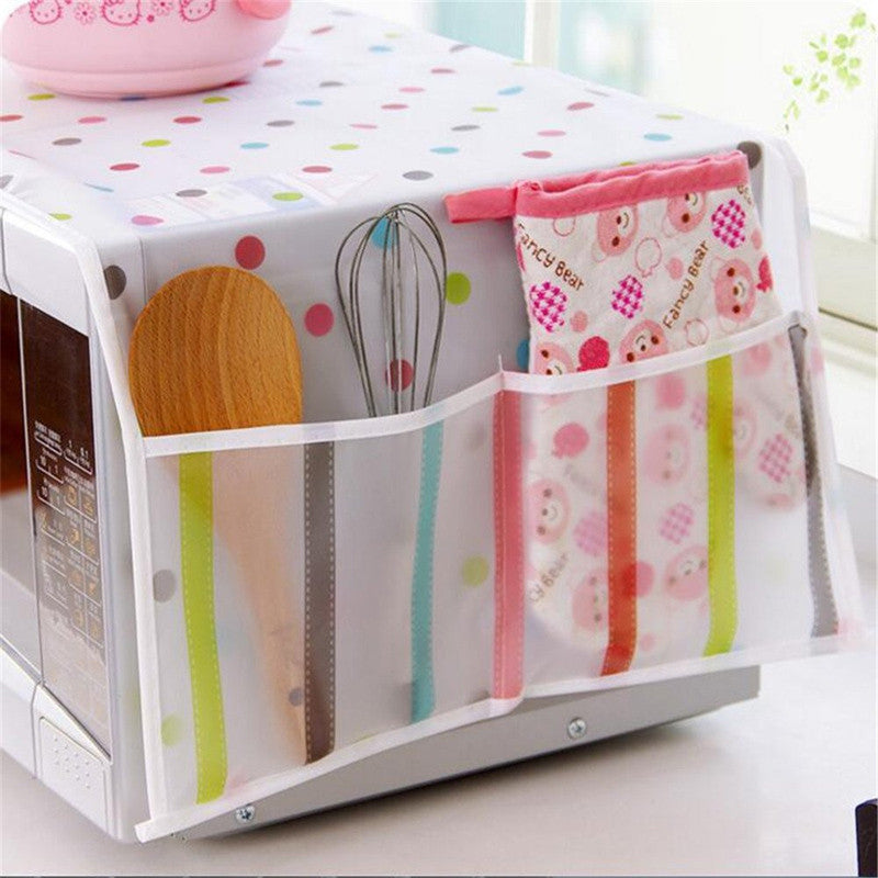 Microwave Cover with Pockets