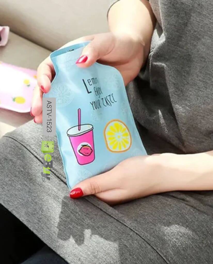 Mini Cute Hot Water Bottle Bag for Toddlers Shoulder Hand Warmer Heat Pack Warm Belly Instant Hot Pack Winter Water Heating Pad