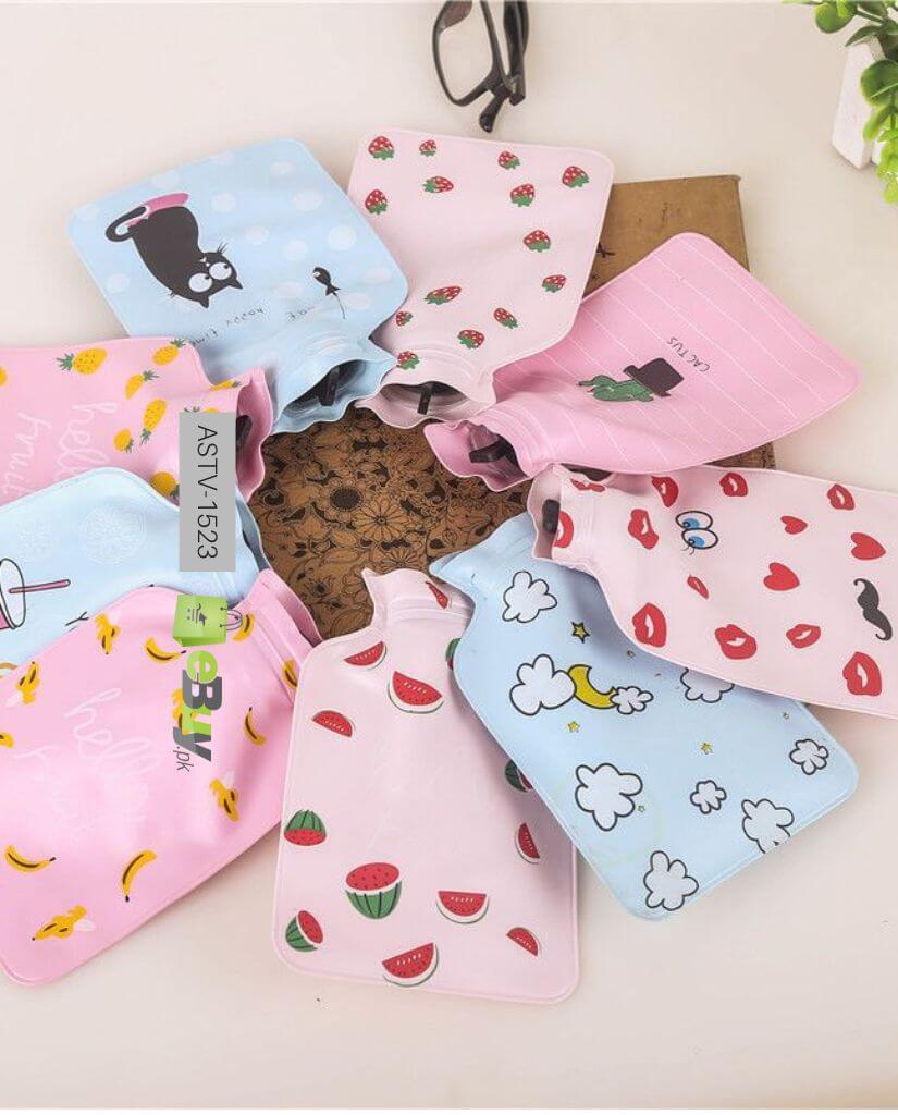 Mini Cute Hot Water Bottle Bag for Toddlers Shoulder Hand Warmer Heat Pack Warm Belly Instant Hot Pack Winter Water Heating Pad