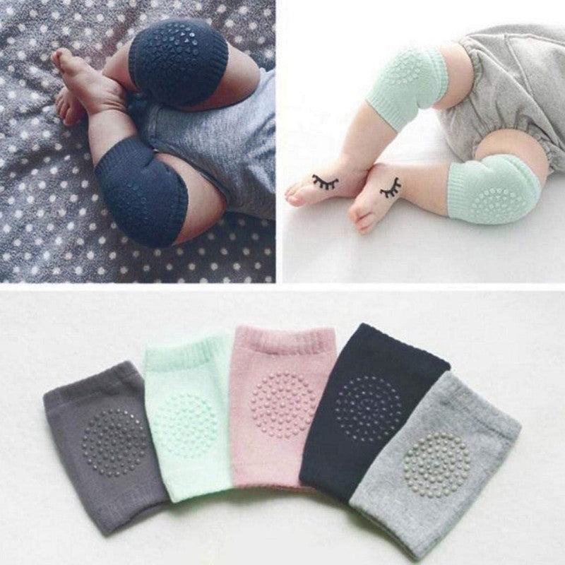 Non Slip Crawling Elbow Infants Toddlers Baby Accessories Smile Knee Pads Protector