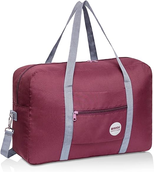 Personal Item Bag - Travel Duffel Bag Underseat Foldable Carry-on Luggage 