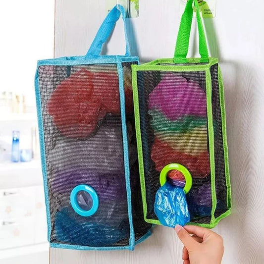 Plastic Bag Holder - Multi-Use Kitchen Organizer for Grocery Bags