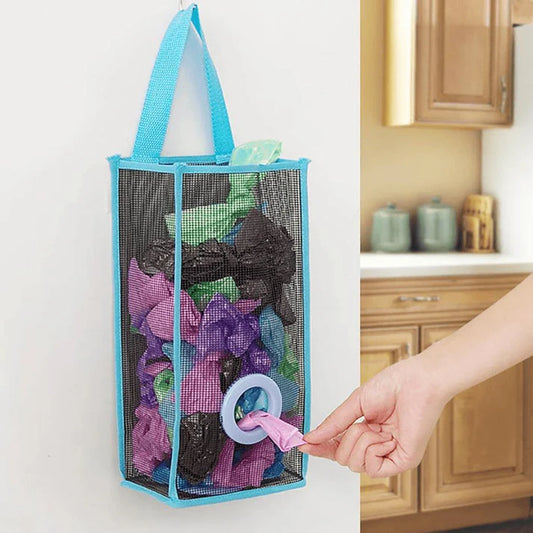 Plastic Bag Holder - Multi-Use Kitchen Organizer for Grocery Bags