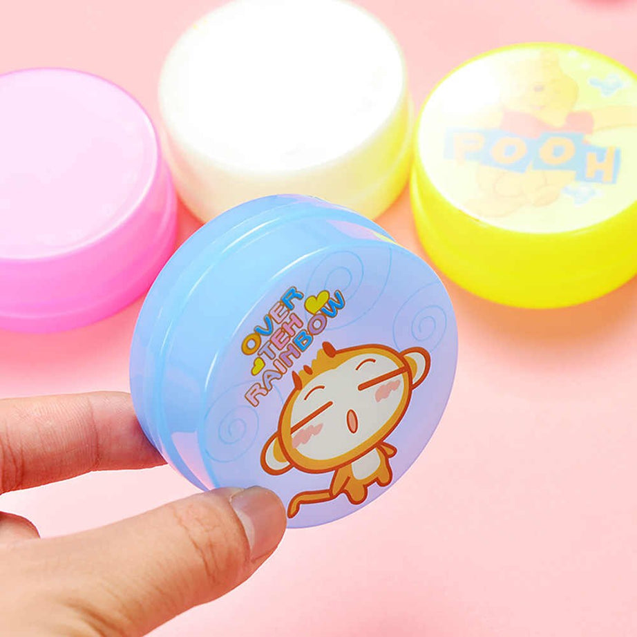 Portable Cartoon Printed Plastic Foldable Magic Cup Glass for Outdoor Activity