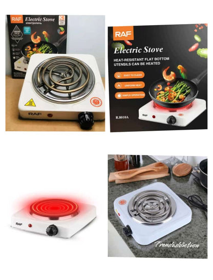 RAF Electric Stove-Efficient 1000W Electric Stove Mini Hot Plate For Quick Heat-Up And Easy Cooking