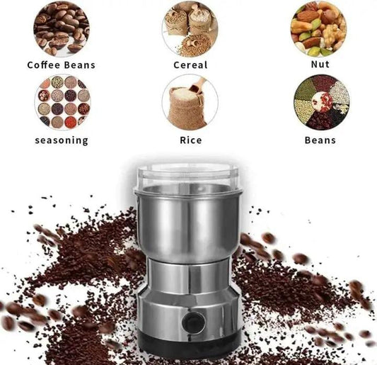 RAF Multifunctional Mini Electric Cofee Maker & Grinder Machine – Automatic 300W Coffee Beater, Mixer & Blender for Coffee Beans, Spices, & Masala 