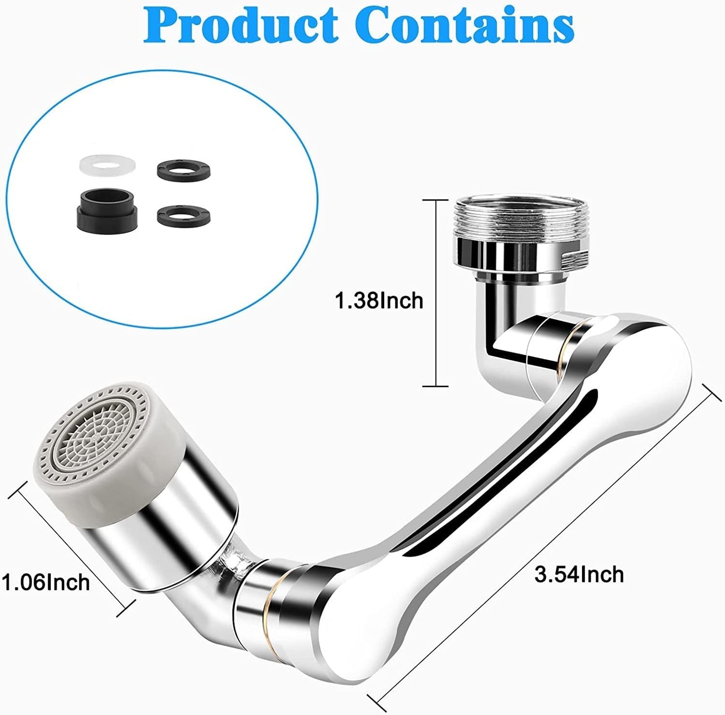 Rotating Tap Fascet - 360° Rotatable Tap Faucet