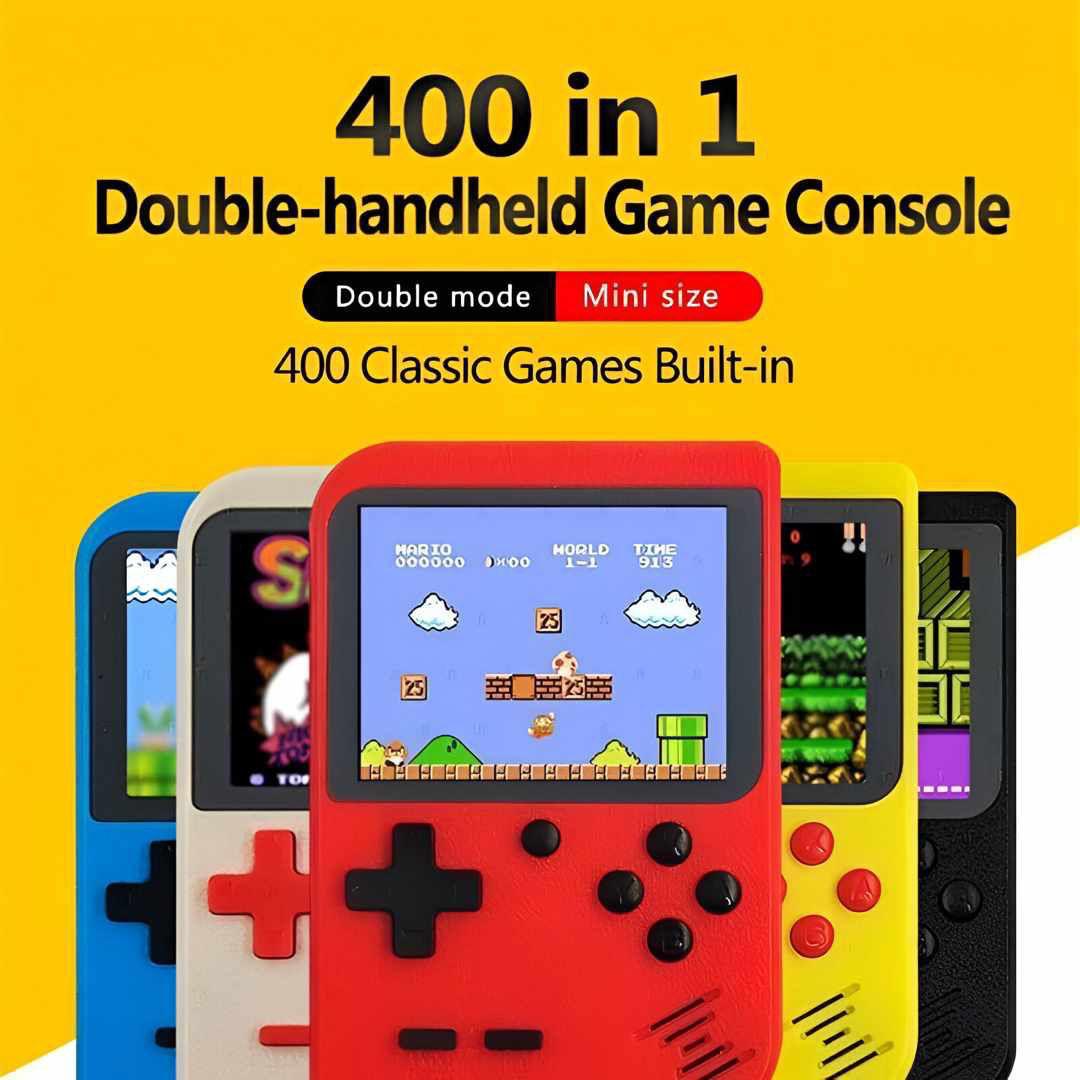 SUP Retro Game Box Console Handheld Dual Controller 400 in 1 Games