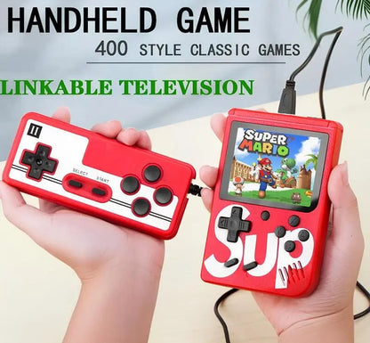SUP Retro Game Box Console Handheld Dual Controller 400 in 1 Games