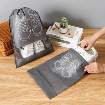 Shoe Bags For Travel, Used As For Storage or Shoe Travel Bag, Space Saving When Travelling With This Travel Shoe Bags For Packing, Featuring Waterproof Nylon Sneaker Bag