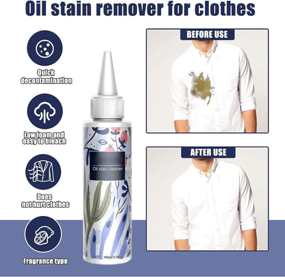 Sonsel Oil Stain Cleaner - Sonsel Oil Stain Removor - Stain Removor for Clothes - Grease Remover for Clothes  - Fabric Stain Removor