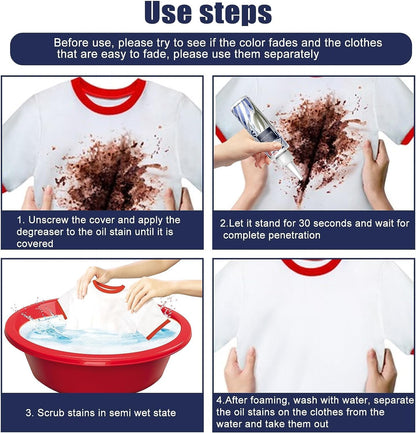 Sonsel Oil Stain Cleaner - Sonsel Oil Stain Removor - Stain Removor for Clothes - Grease Remover for Clothes  - Fabric Stain Removor