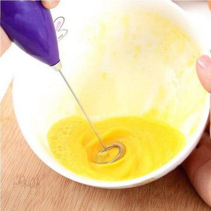 Stainless Steel Automatic Hand Held Electric Mixer Frother Mini Stirrer