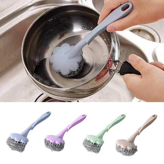 Stainless Steel Wire Ball Brush Sponge