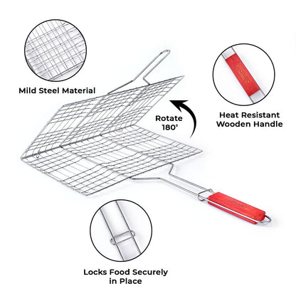  Steel Portable Barbecue BBQ Grill 
