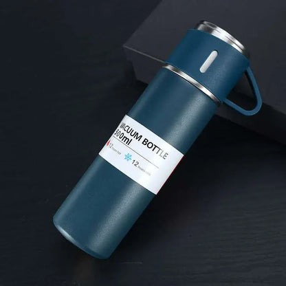 Vacuum Flask Set Stainless Steel Drinking Metal Water Bottle 
