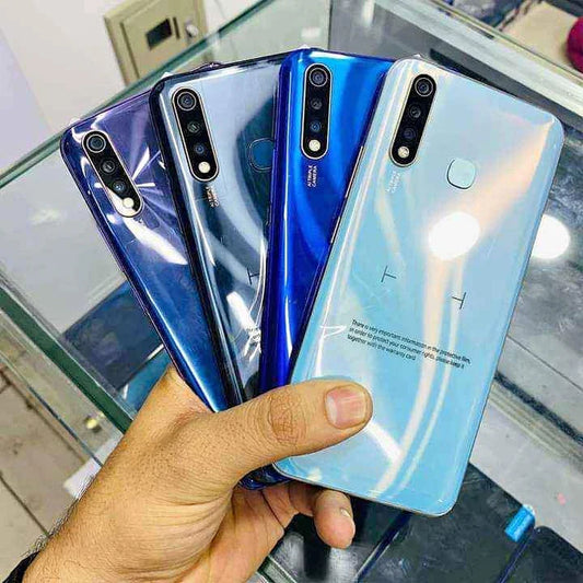Vivo Y19 - 6.53 Inches IPS LCD Display - 8GB RAM - 256GB Storage - PTA Approved - Fingerprint Sensor - Helio P80 Processor - (Phone, Box & Charger ; Mix Color)