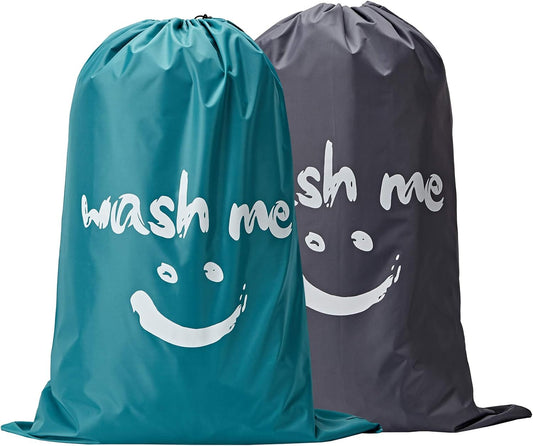 Wash Me Laundry Bag, Large Dirty Clothes Storage, Machine Washable, Heavy Duty Hamper Liner 