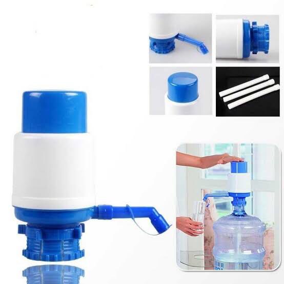 Water Bottle - Manual Pump Drinking - Water Pump - Water Dispenser - Hand Press Pump