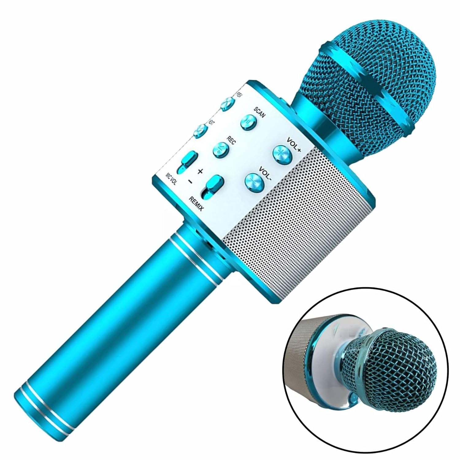 Wireless Handheld Multi-Function Bluetooth Singing Mike 