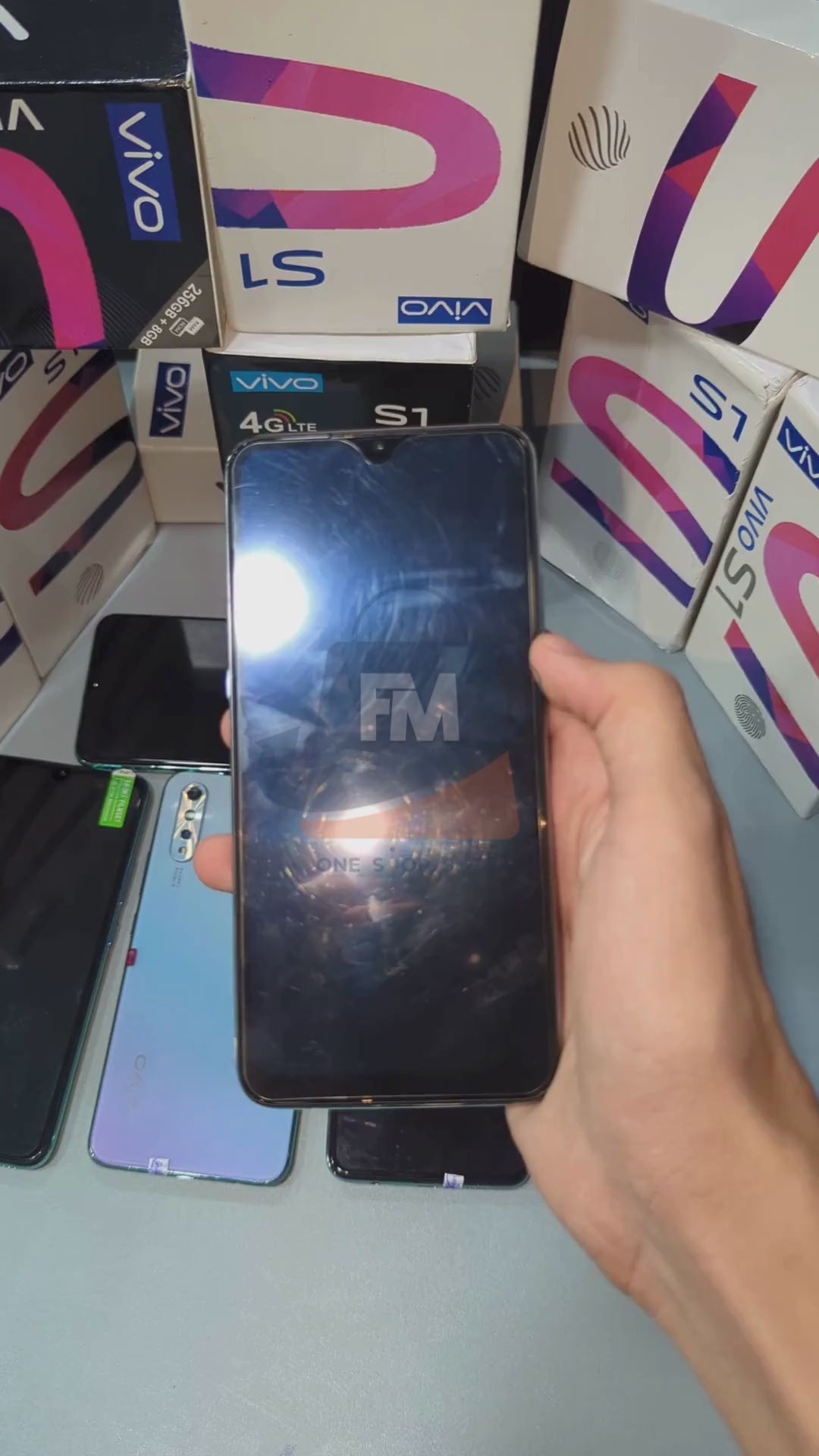 Imported ViVo S1 with Box Dual Engine Fast Charger Back Jelly Cover Handsfree Sim Eject Tool - 8/256 RAM ROM (for user 6/128) - Super AMOLED Display - Dual Sim Approved - Vivo Mobile - Vivo Phone - Budget Phone - 4G Mobile - Smart Phone