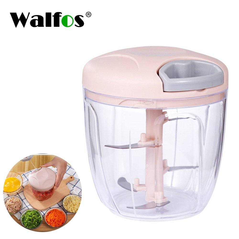 Manual Vegetable Cutter - Multifunctional cutter - spin cutter - 5 blades